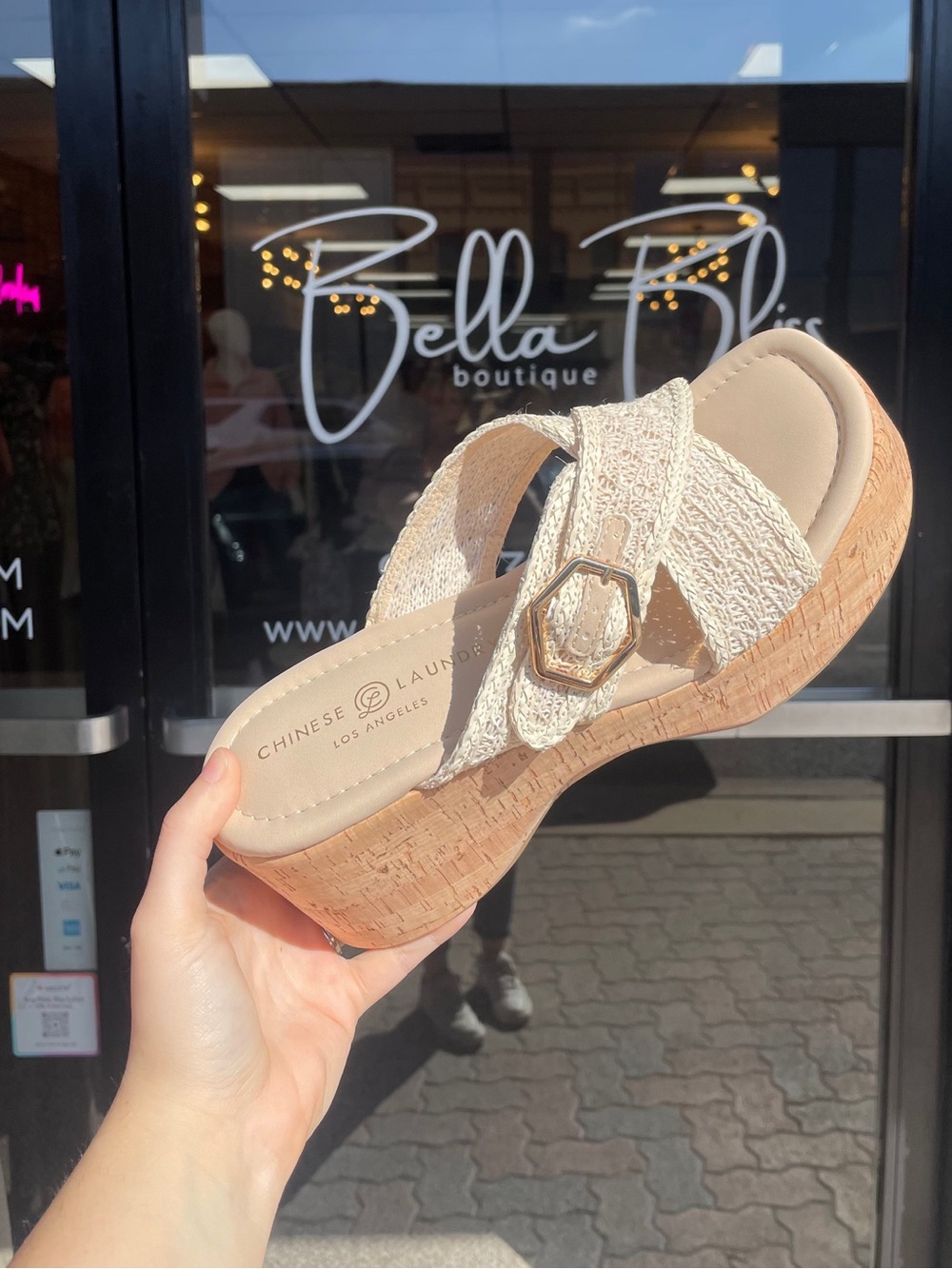 LouLou Wedge Woven Sandal